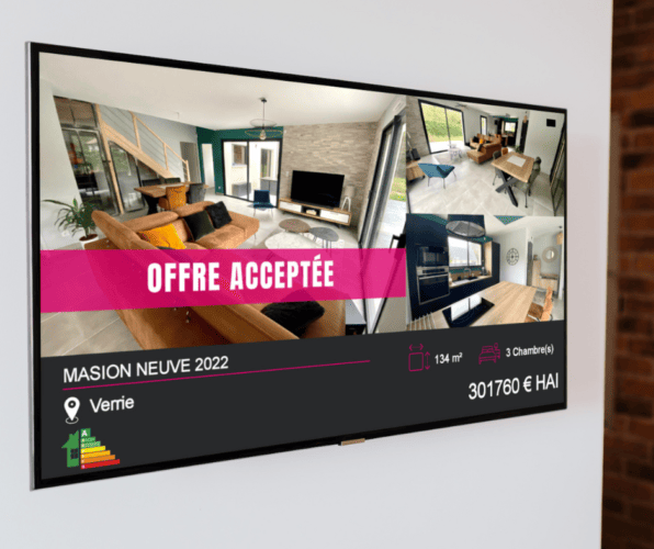 - Vitrine agence immobilière